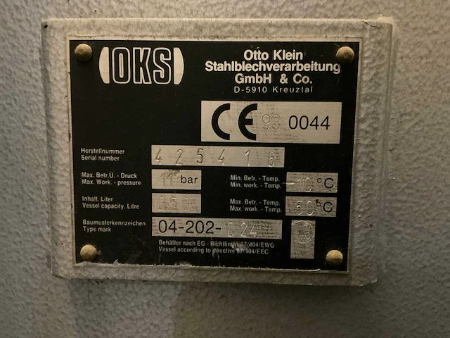 1994 creemers rcn 7,5-40p schroefcompressor - afbeelding 2 van  10