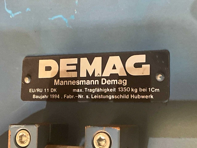 1994 demag kettingtakel - afbeelding 5 van  5