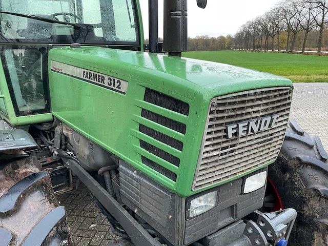 1994 fendt farmer 312 turbomatik vierwielaangedreven landbouwtractor - afbeelding 10 van  42