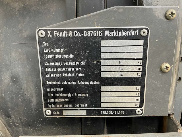 1994 fendt favorit 510c turboshift vierwielaangedreven landbouwtractor - afbeelding 26 van  32