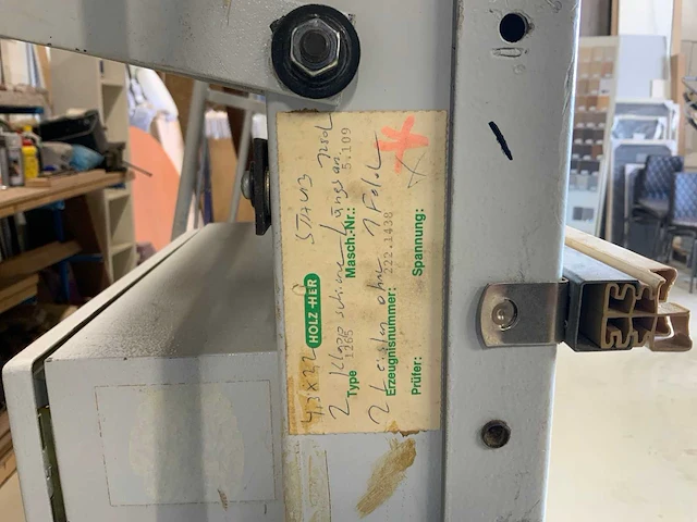 1994 holzher 1265 super cut formaatcirkelzaagmachine - afbeelding 15 van  28