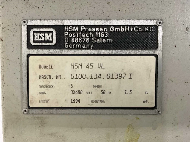 1994 hsm 45 vl papier pers - afbeelding 2 van  10