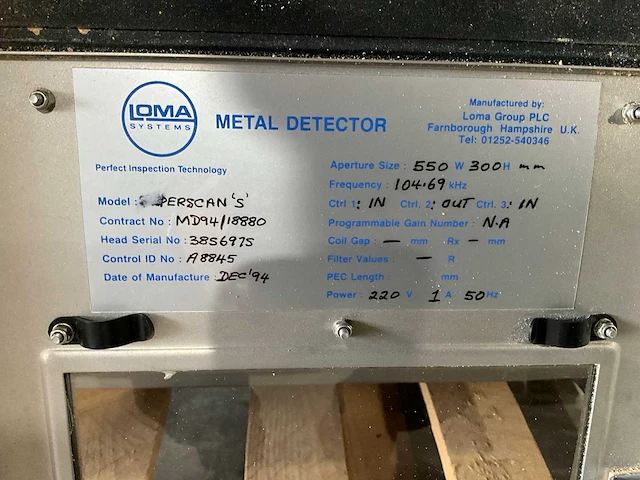 1994 loma superscan metaaldetector - afbeelding 6 van  6