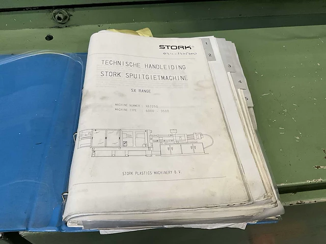 1994 stork sx6000-3500 spuitgietmachine - afbeelding 14 van  28
