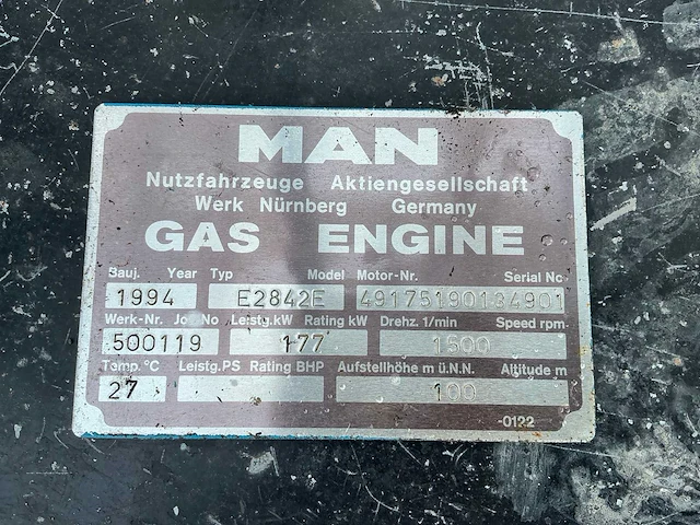 1994 warmtekrachtkoppeling met 2x man v12 gasmotor - afbeelding 8 van  38