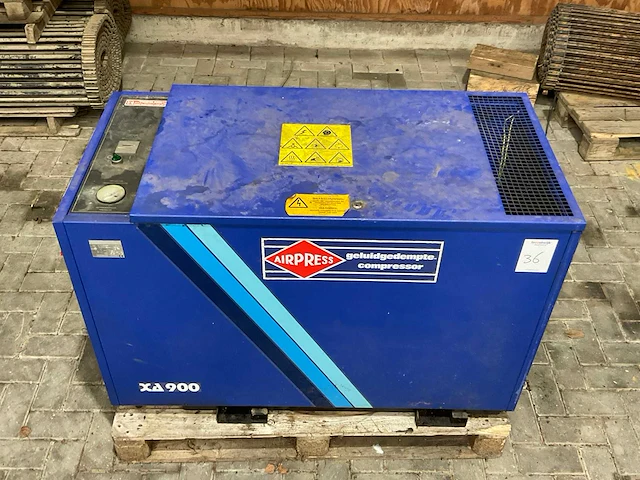 1995 airpress xa900 zuigercompressor - afbeelding 2 van  9