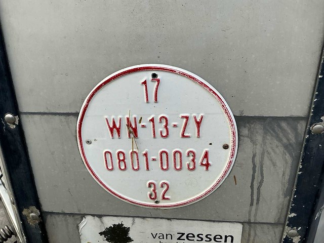 1995 bart veldhuizen b.v. g50-2 veeaanhangwagen - afbeelding 17 van  30