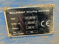 1995 bollegraaf hbt 600/1200 transportband - afbeelding 11 van  35