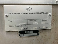 1995 drais tr-100 mixing and drying reactor - afbeelding 10 van  13