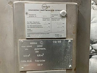 1995 drais tr-100 mixing and drying reactor - afbeelding 11 van  13
