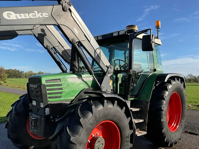 1995 fendt favorit 512c turboshift vierwielaangedreven landbouwtractor met voorlader - afbeelding 2 van  47