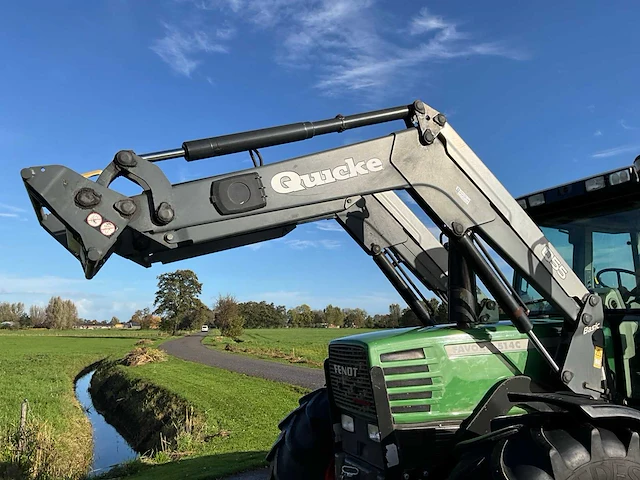 1995 fendt favorit 512c turboshift vierwielaangedreven landbouwtractor met voorlader - afbeelding 3 van  47