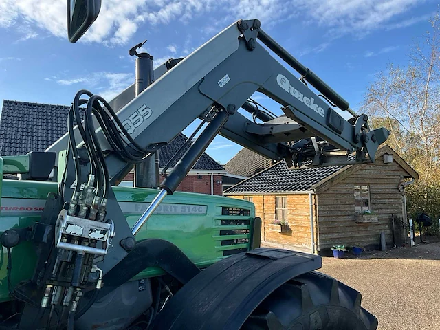 1995 fendt favorit 512c turboshift vierwielaangedreven landbouwtractor met voorlader - afbeelding 19 van  47