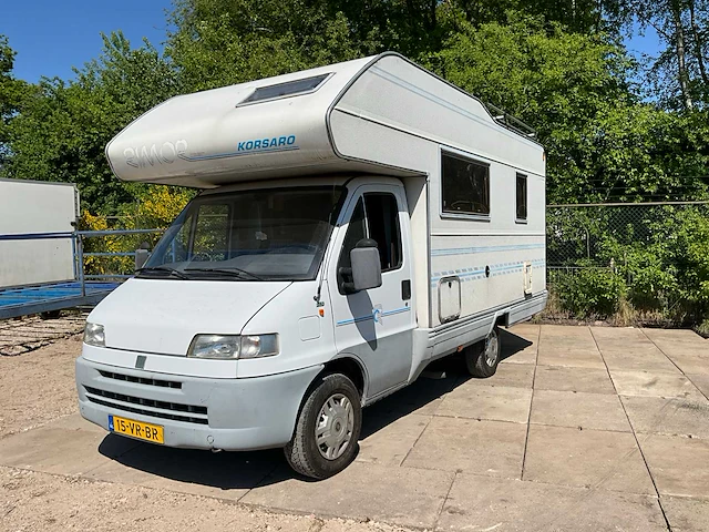 1995 fiat rimor korsaro camper/kampeerwagen - afbeelding 1 van  22