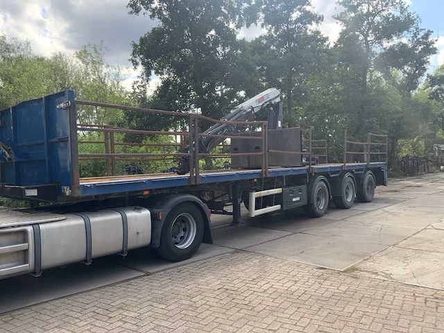 1995 floor flo-17-30h oplegger met hiab kraan - afbeelding 12 van  37