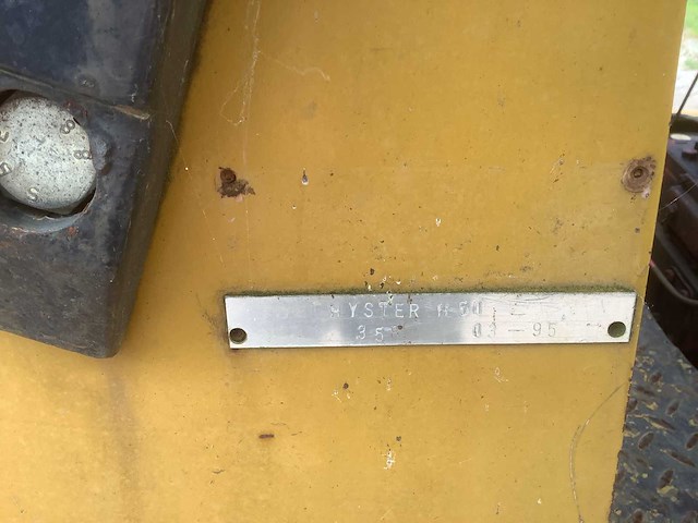 1995 hyster h50 vorkheftruck - afbeelding 12 van  12