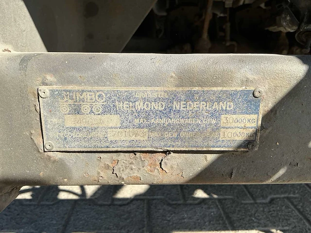 1995 jumbo mv 200 veeaanhangwagen - afbeelding 22 van  33