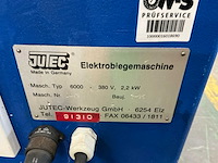 1995 jutec modell 6000 buigmachine - afbeelding 7 van  8