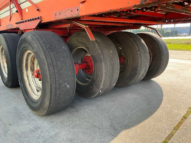 1995 kemper cargo l9000 opraapwagen met 8 wielig tandemonderstel - afbeelding 2 van  31