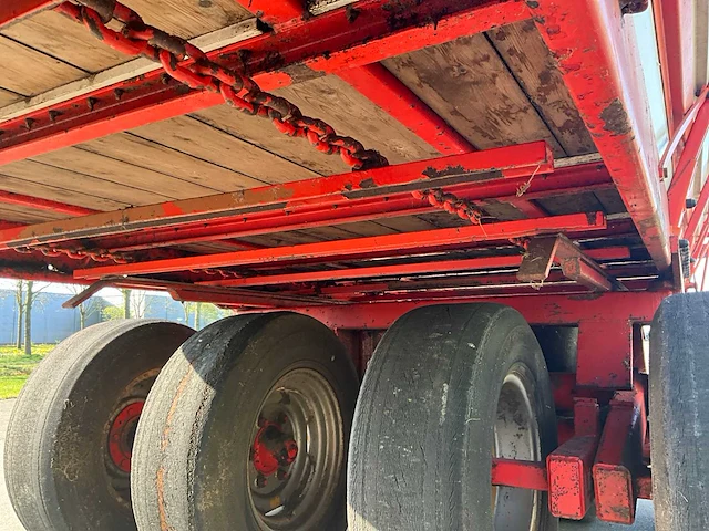 1995 kemper cargo l9000 opraapwagen met 8 wielig tandemonderstel - afbeelding 14 van  31