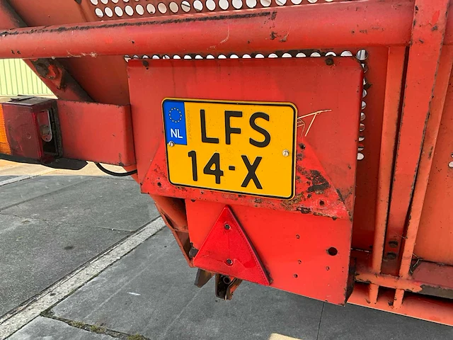 1995 kemper cargo l9000 opraapwagen met 8 wielig tandemonderstel - afbeelding 20 van  31