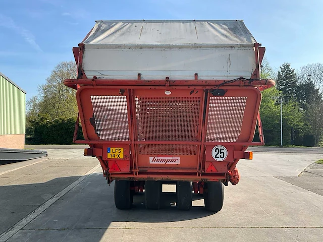 1995 kemper cargo l9000 opraapwagen met 8 wielig tandemonderstel - afbeelding 28 van  31