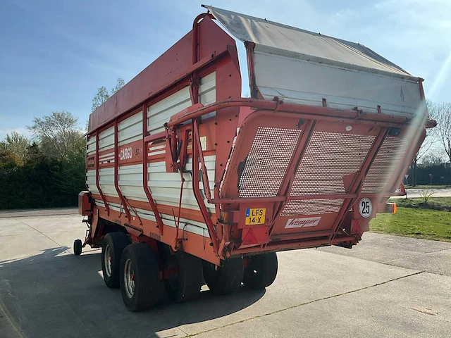 1995 kemper cargo l9000 opraapwagen met 8 wielig tandemonderstel - afbeelding 29 van  31