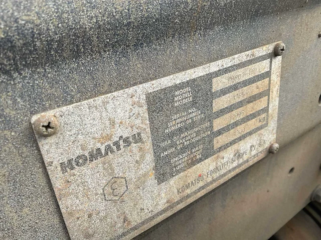 1995 komatsu fb20t-11e vorkheftruck - afbeelding 6 van  16