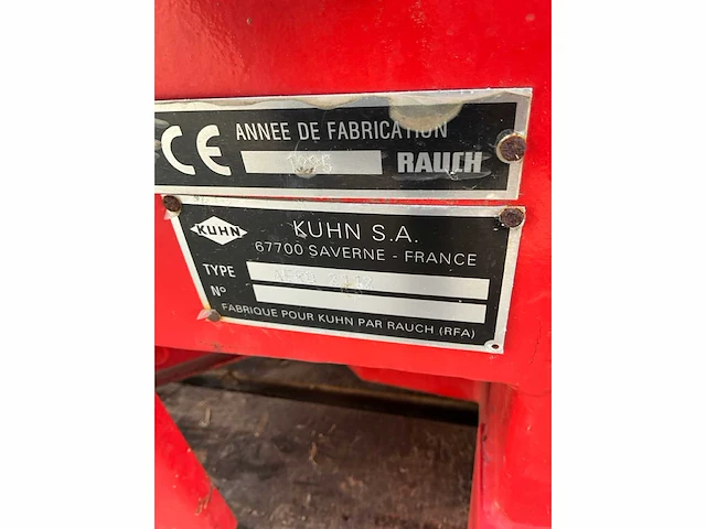 1995 kuhn aero 2112 pneumatische kunstmeststrooier - afbeelding 13 van  20