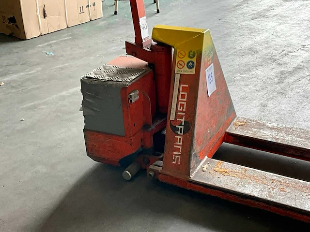 1995 logitrans ehl 1000/3 elektrische palletwagen - afbeelding 6 van  7