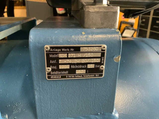 1995 mahle mb 160492 - 2 / 150 luchtcompressor - afbeelding 8 van  21