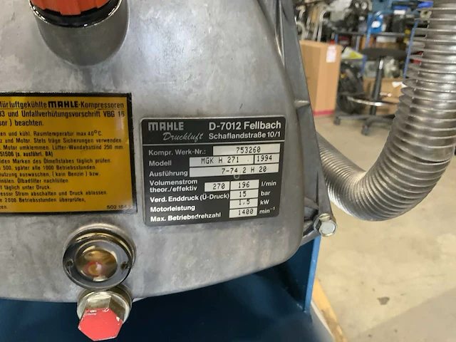1995 mahle mb 160492 - 2 / 150 luchtcompressor - afbeelding 10 van  21