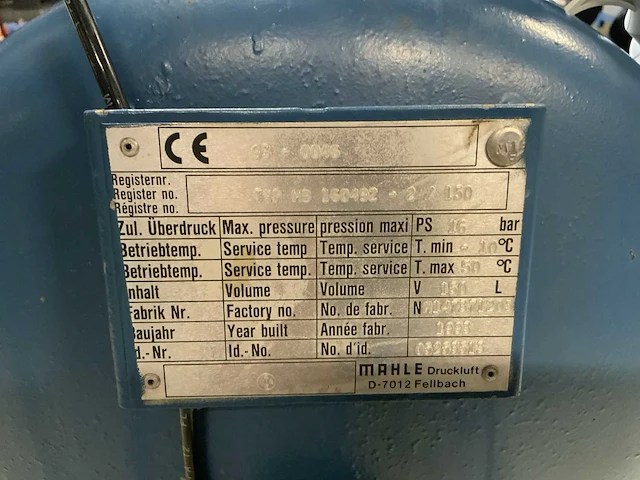 1995 mahle mb 160492 - 2 / 150 luchtcompressor - afbeelding 11 van  21