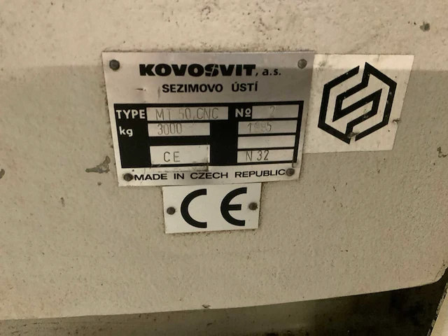 1995 mas kovosit mt50cnc masturn cnc draaibank - afbeelding 5 van  22