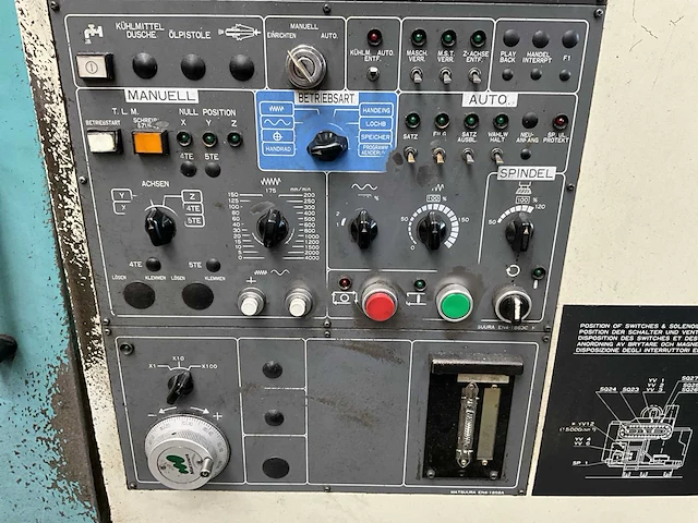 1995 matsuura mc-800vf cnc bewerkingscentrum - afbeelding 3 van  21