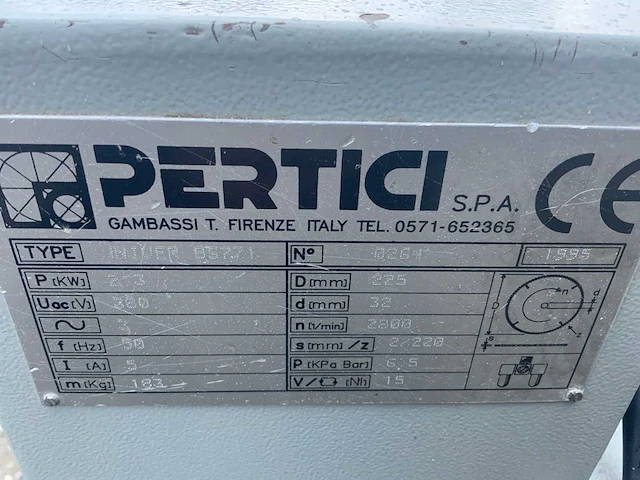 1995 pertici univer bs771 glaslijst zaagmachine - afbeelding 9 van  17