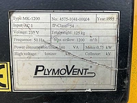 1995 plymovent mk-1200 lasdampafzuiginstallatie - afbeelding 2 van  10