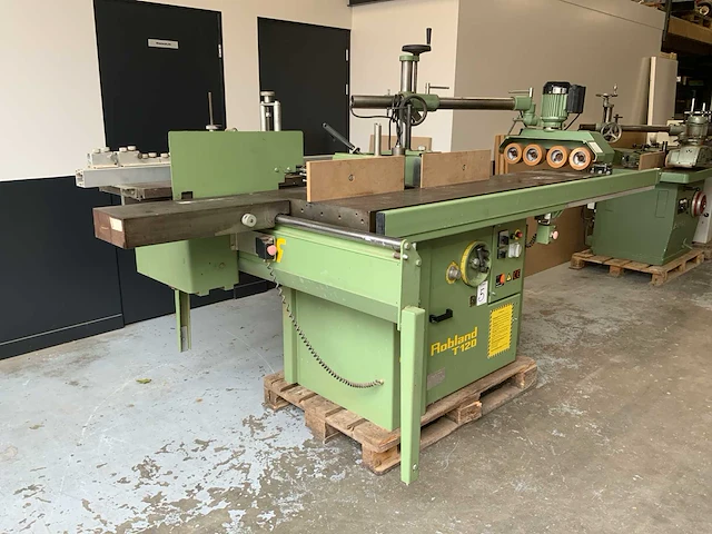 1995 robland t120 s-l-p kantenfreesmachine met pennentafel - afbeelding 14 van  20