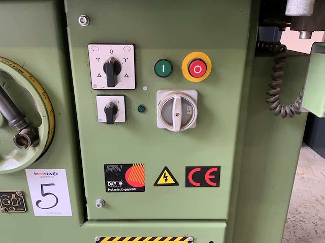 1995 robland t120 s-l-p kantenfreesmachine met pennentafel - afbeelding 20 van  20