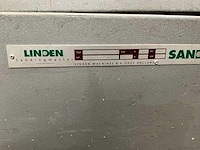 1995 sandingmaster 3000 sa-3300-1350 breedbandschuurmachine 67kw v.v. 3 schuurbanden - afbeelding 5 van  15