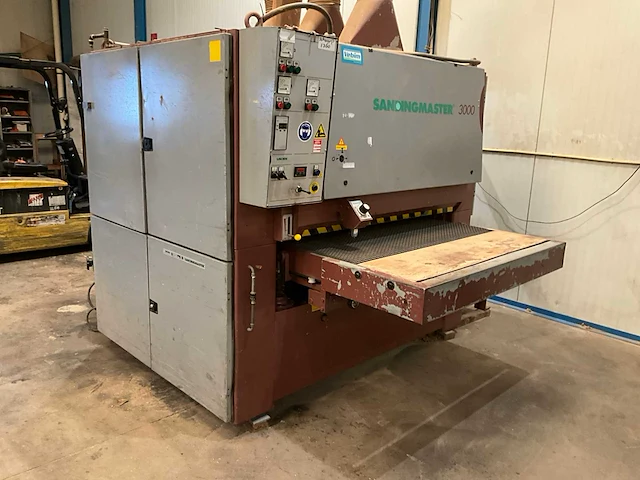 1995 sandingmaster 3000 sa-3300-1350 breedbandschuurmachine 67kw v.v. 3 schuurbanden - afbeelding 1 van  15