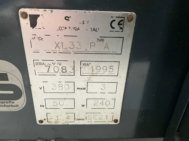 1995 siat xl33 pa dozensluitmachine - afbeelding 9 van  9