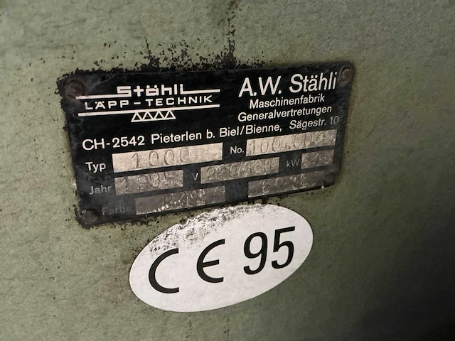 1995 stähli 1000 lap machine - afbeelding 2 van  10