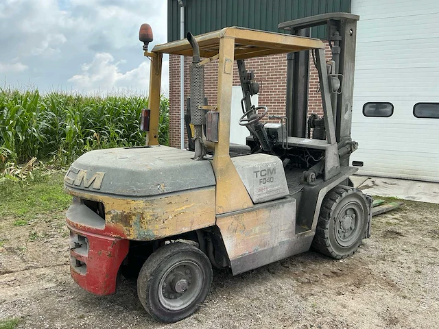 1995 tcm fd40z7t/vm375 vorkheftruck - afbeelding 42 van  53