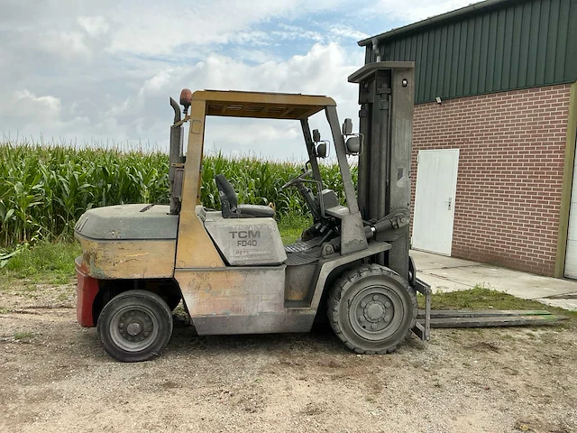 1995 tcm fd40z7t/vm375 vorkheftruck - afbeelding 44 van  53