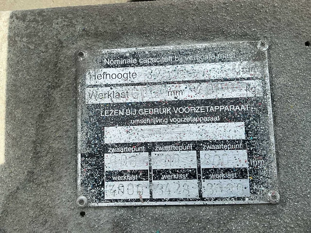 1995 tcm fd40z7t/vm375 vorkheftruck - afbeelding 49 van  53
