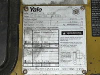 1995 yale glp25rf vorkheftruck - afbeelding 9 van  17