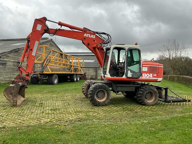1996 atlas 1304 banden graafmachine - afbeelding 12 van  53