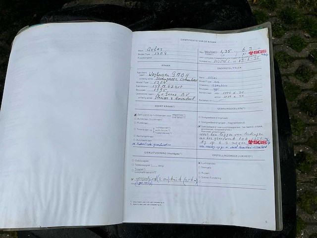 1996 atlas 1304 banden graafmachine - afbeelding 47 van  53