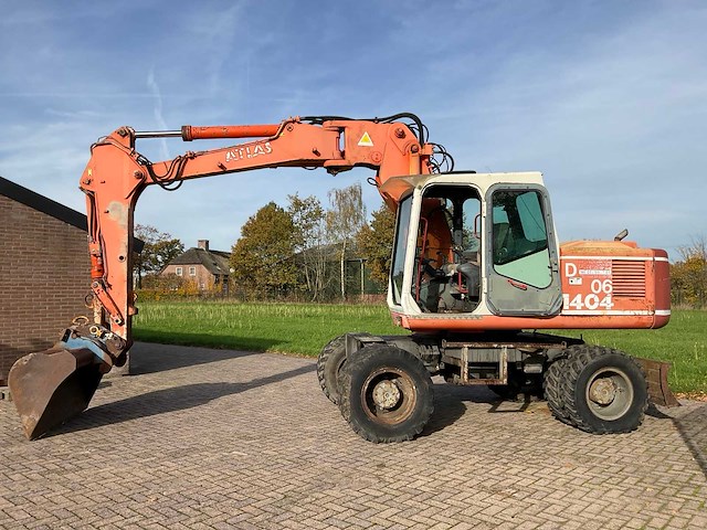 1996 atlas 1404 banden graafmachine - afbeelding 12 van  43